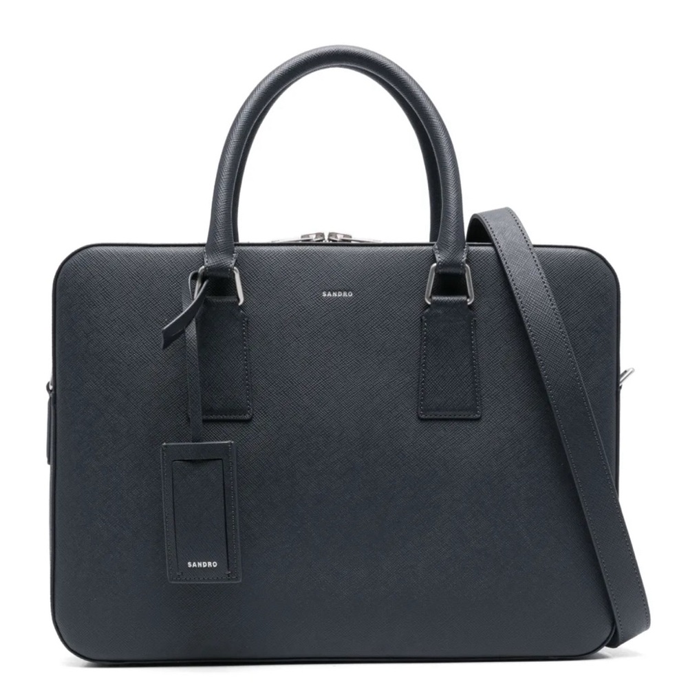Sandro Black Leather Men's Bag